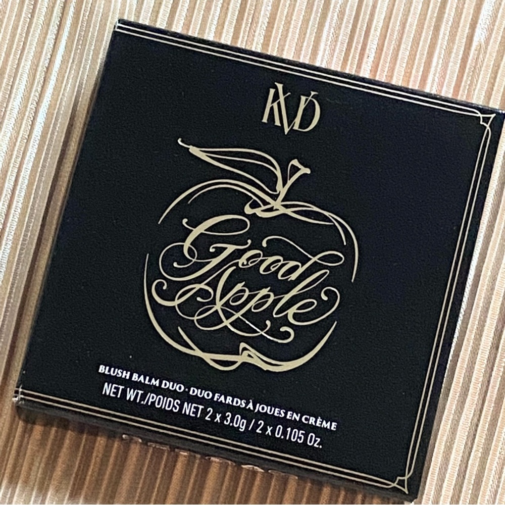KVD Beauty Good Apple Blush Balm Duo Elusive Orchard 30 0.21oz (6g) Full Size